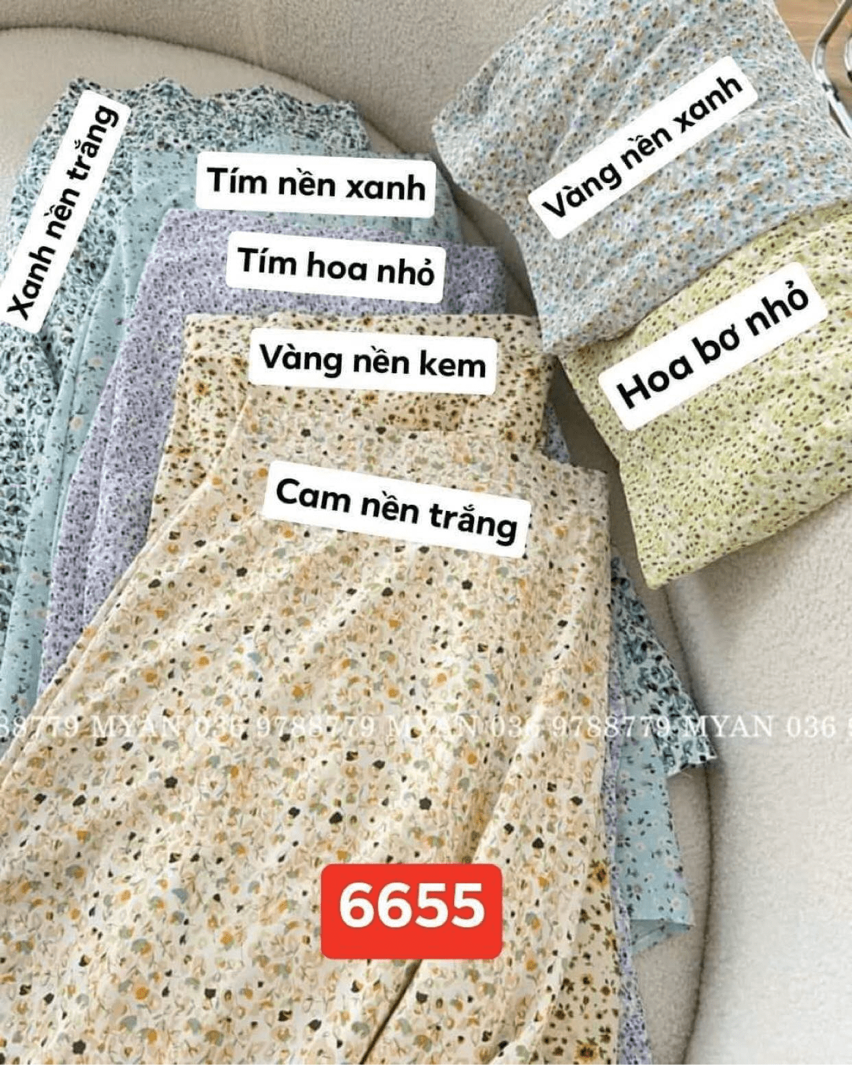 SET ÁO VÀNG CHÂN VÁY HOA -HN701