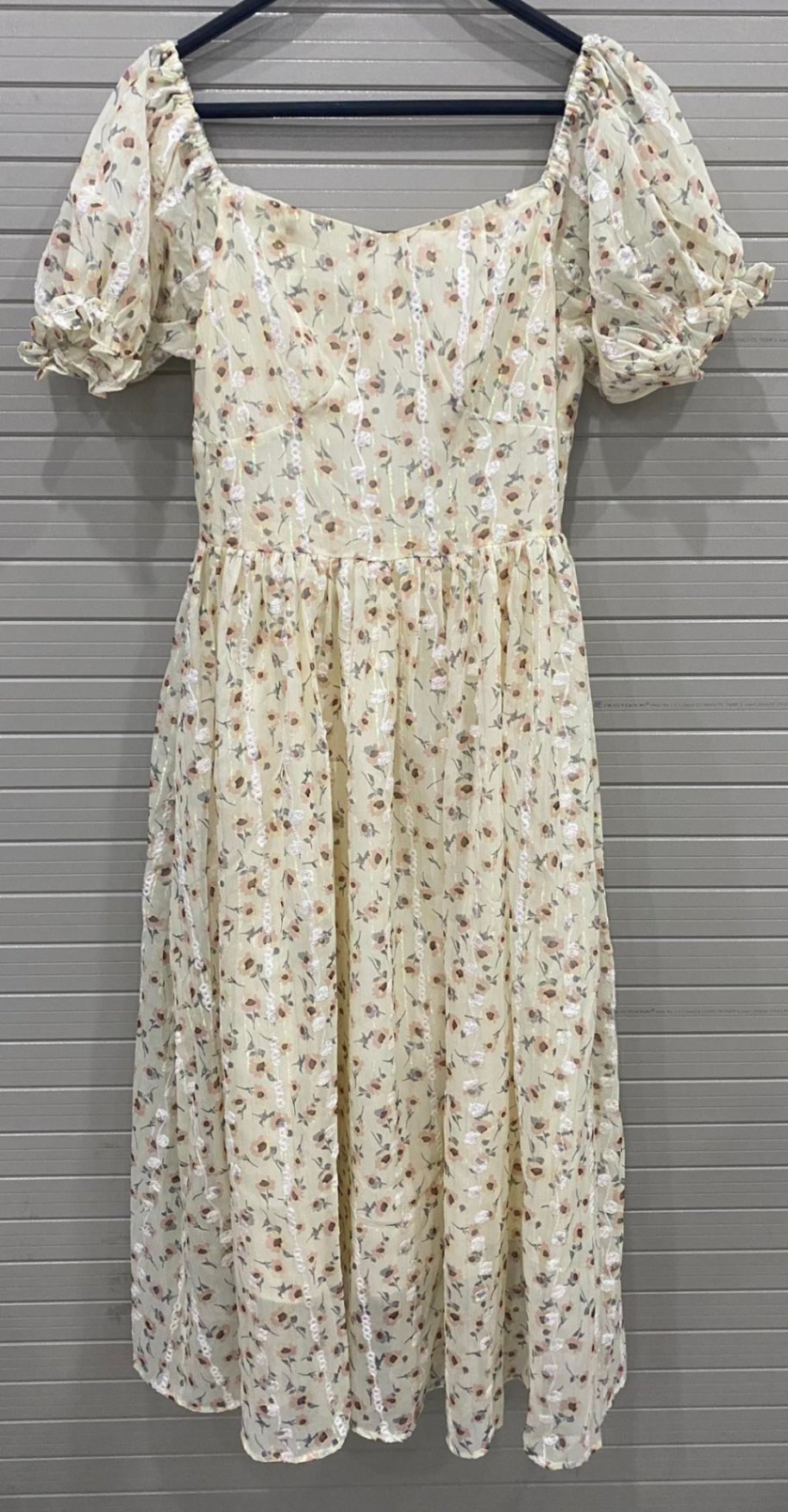 Váy trắng tay voan thiết kế đính hạt ngọc Đầm nữ tiểu thư thắt nơ tay -  Đầm, váy nữ | ThờiTrangNữ.vn