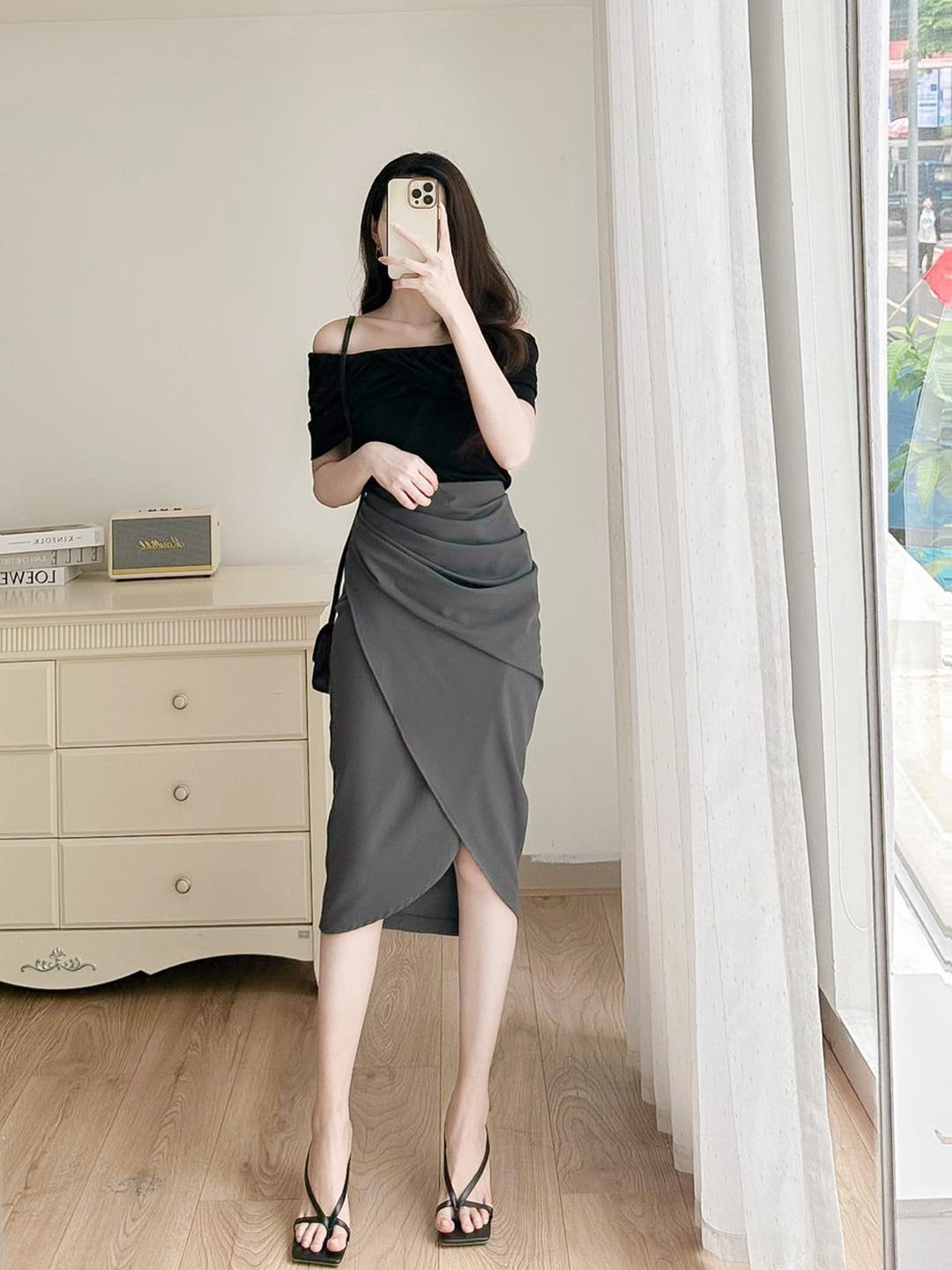 Chân váy công sở bút chì Cao Cấp- 2 Lớp SK2100 KRFashion style Hàn Quốc -  Váy dài ngắn nữ đen đẹp Cạp cao, ôm co dãn tốt - Mua xe | 2Bánh.vn