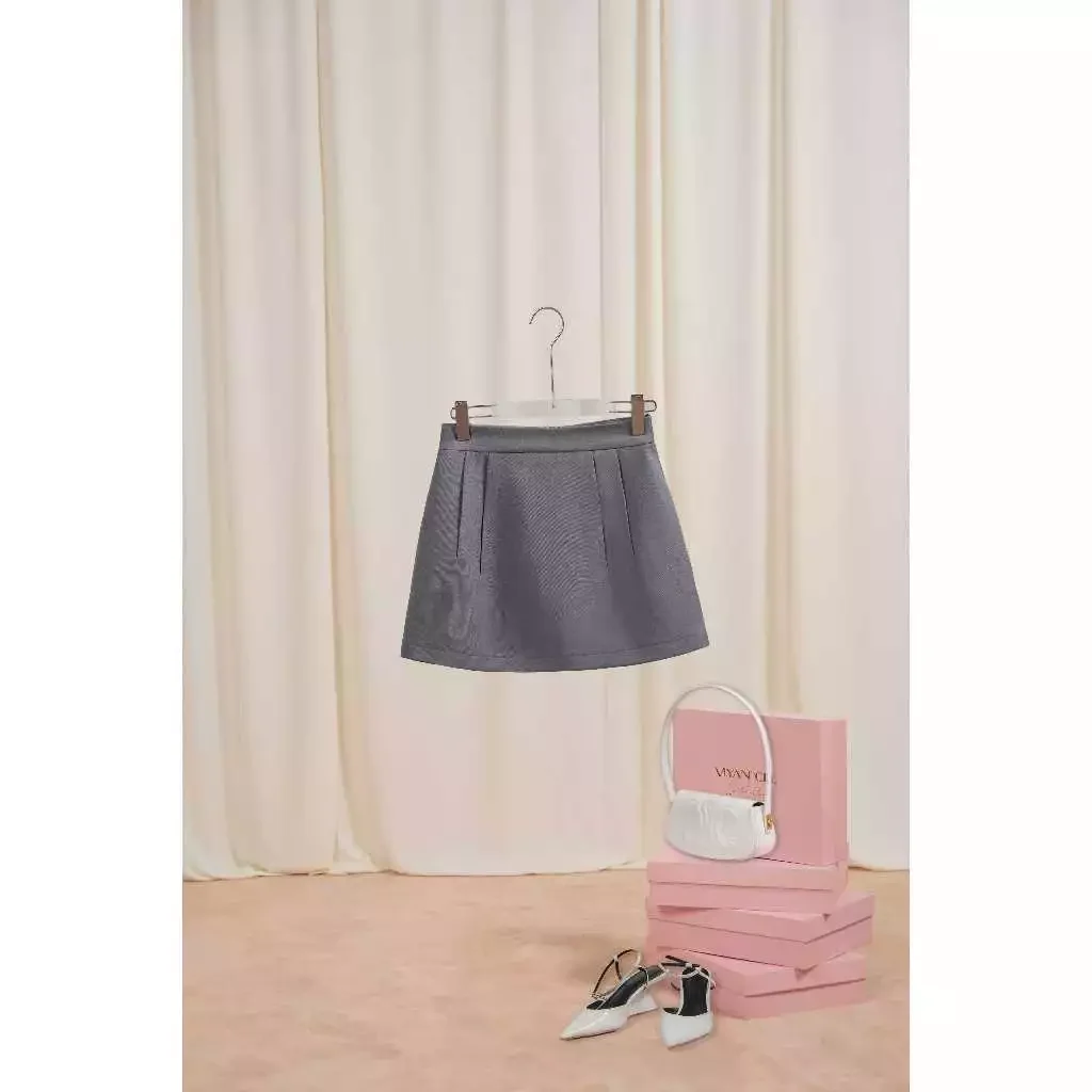 Chân váy mini 1 chiết ly