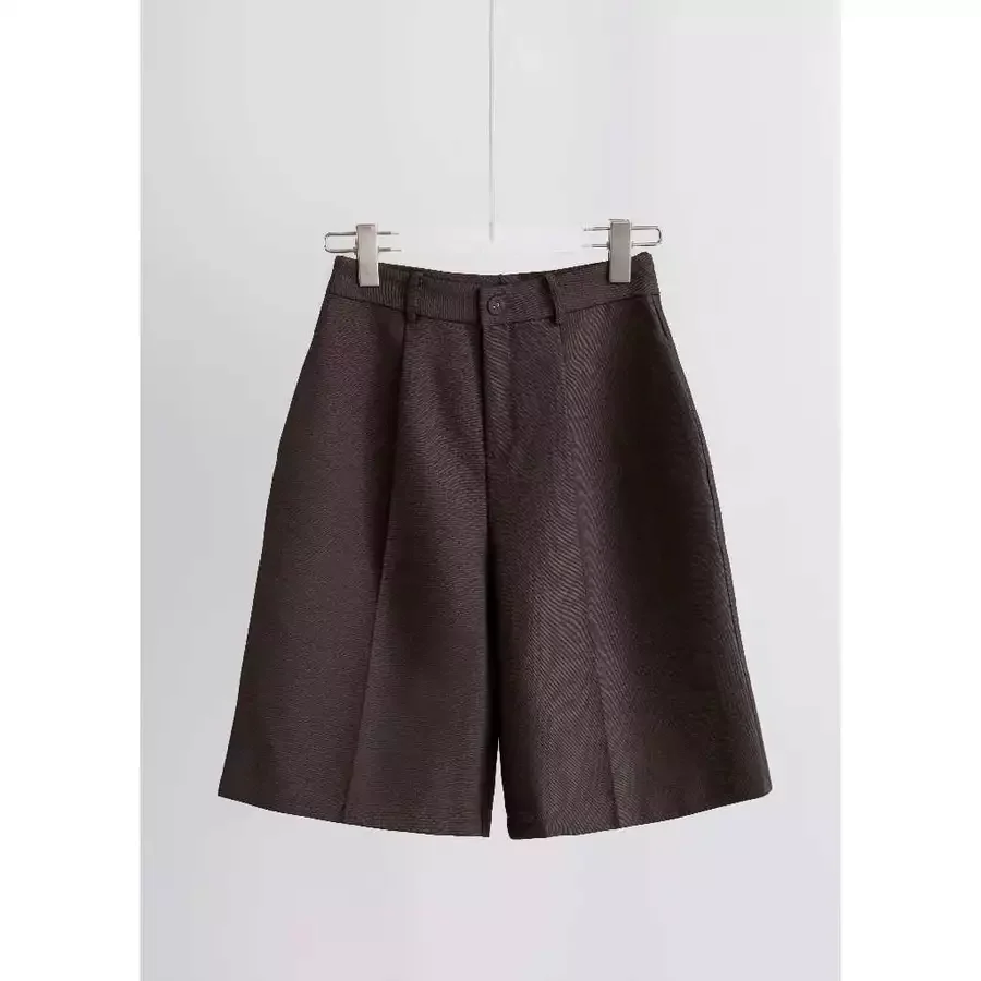 Quần short bermuda dáng xuông
