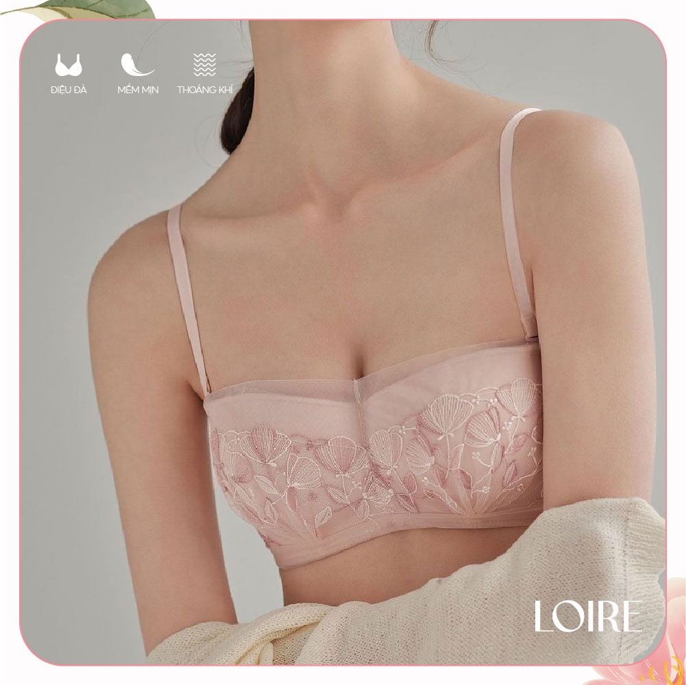 Áo Lót Thêu Ren Đệm Mỏng Loirechic BRNC157