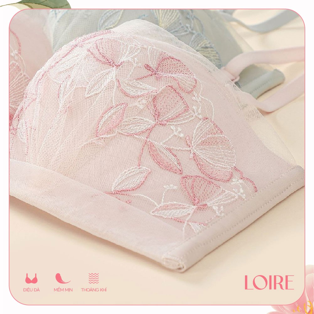 Áo Lót Thêu Ren Đệm Mỏng Loirechic BRNC157