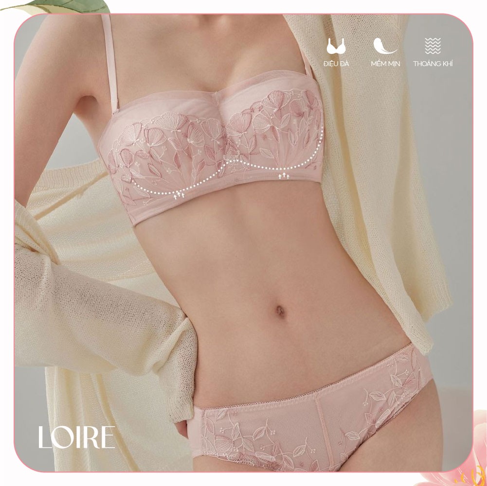 Áo Lót Thêu Ren Đệm Mỏng Loirechic BRNC157