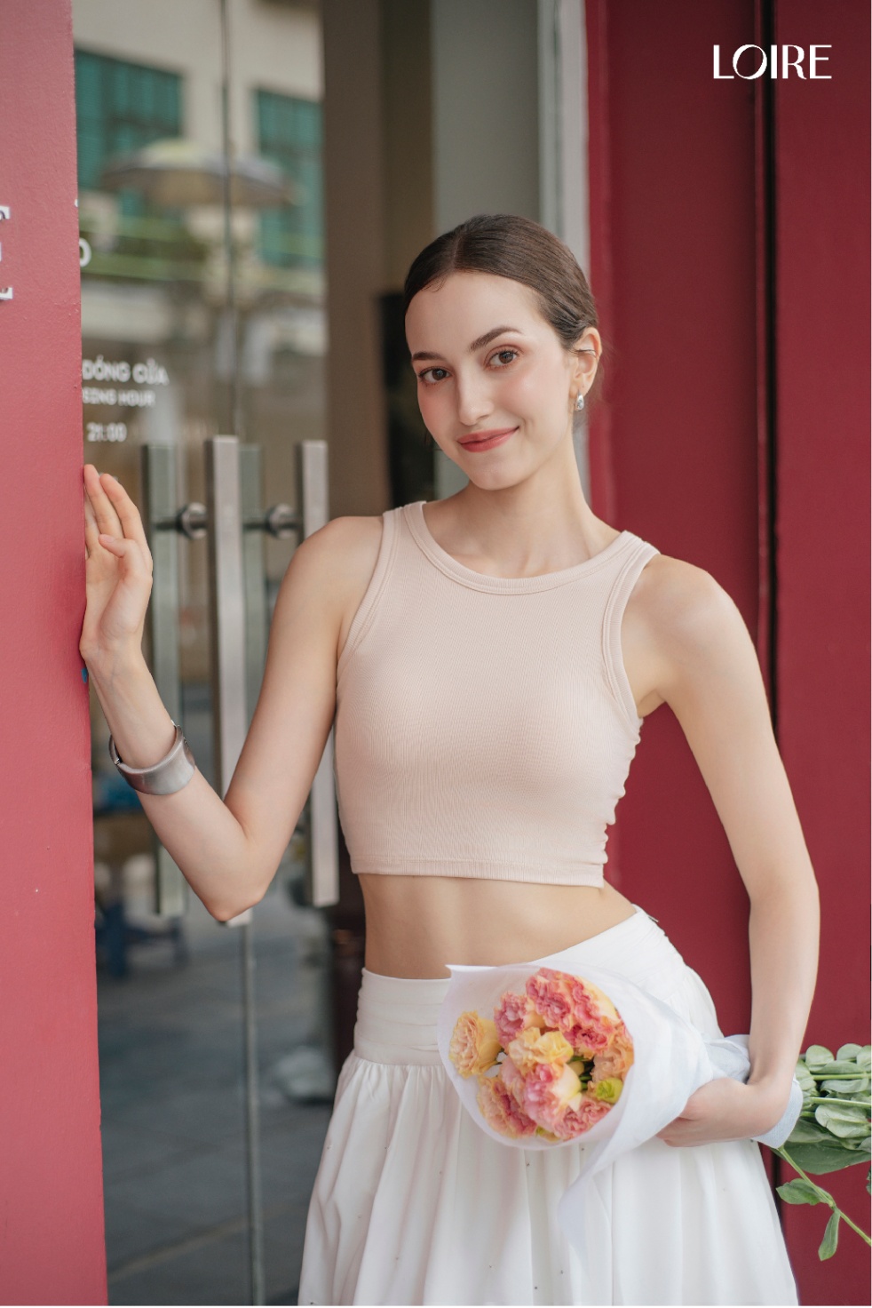 Áo Thun Ba Lỗ Croptop Cổ Tròn Mút Liền BRT03