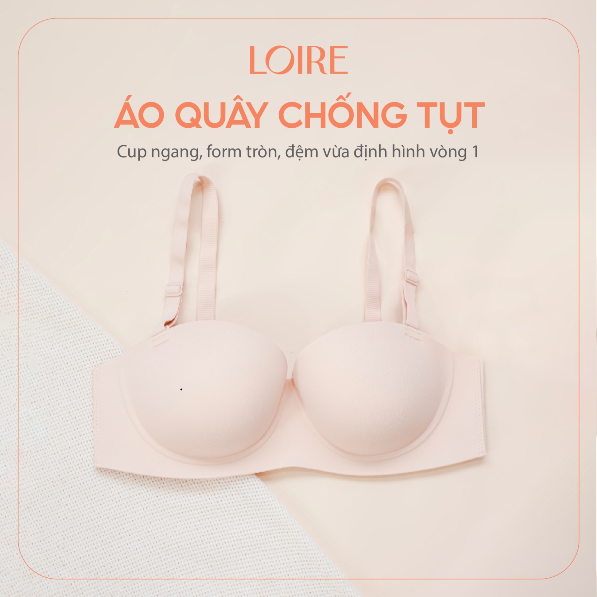 Áo Quây Chống Tuột Đệm Vừa BRQ171