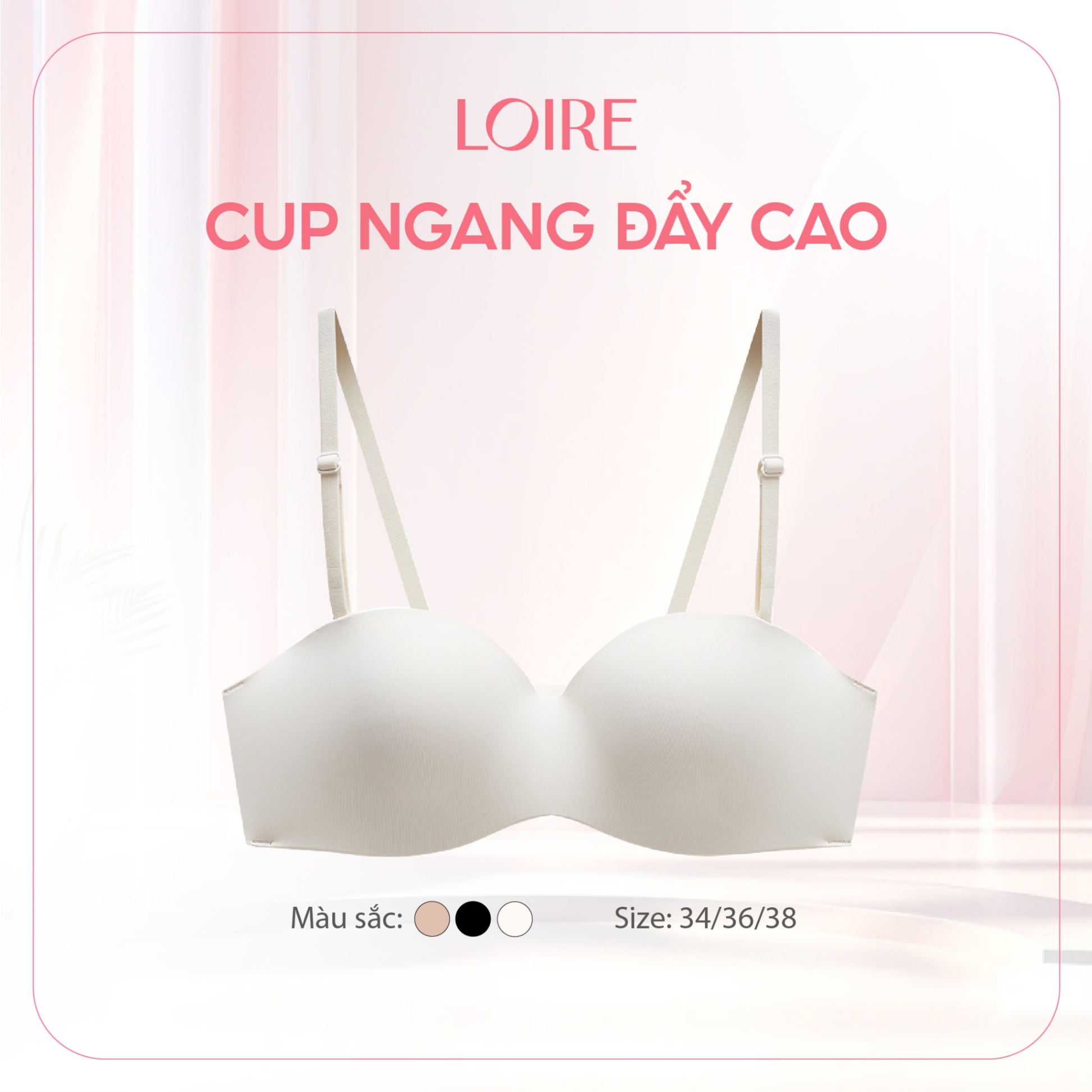 Áo Lót Không Gọng Đệm Dày Nâng Ngực BRNC148