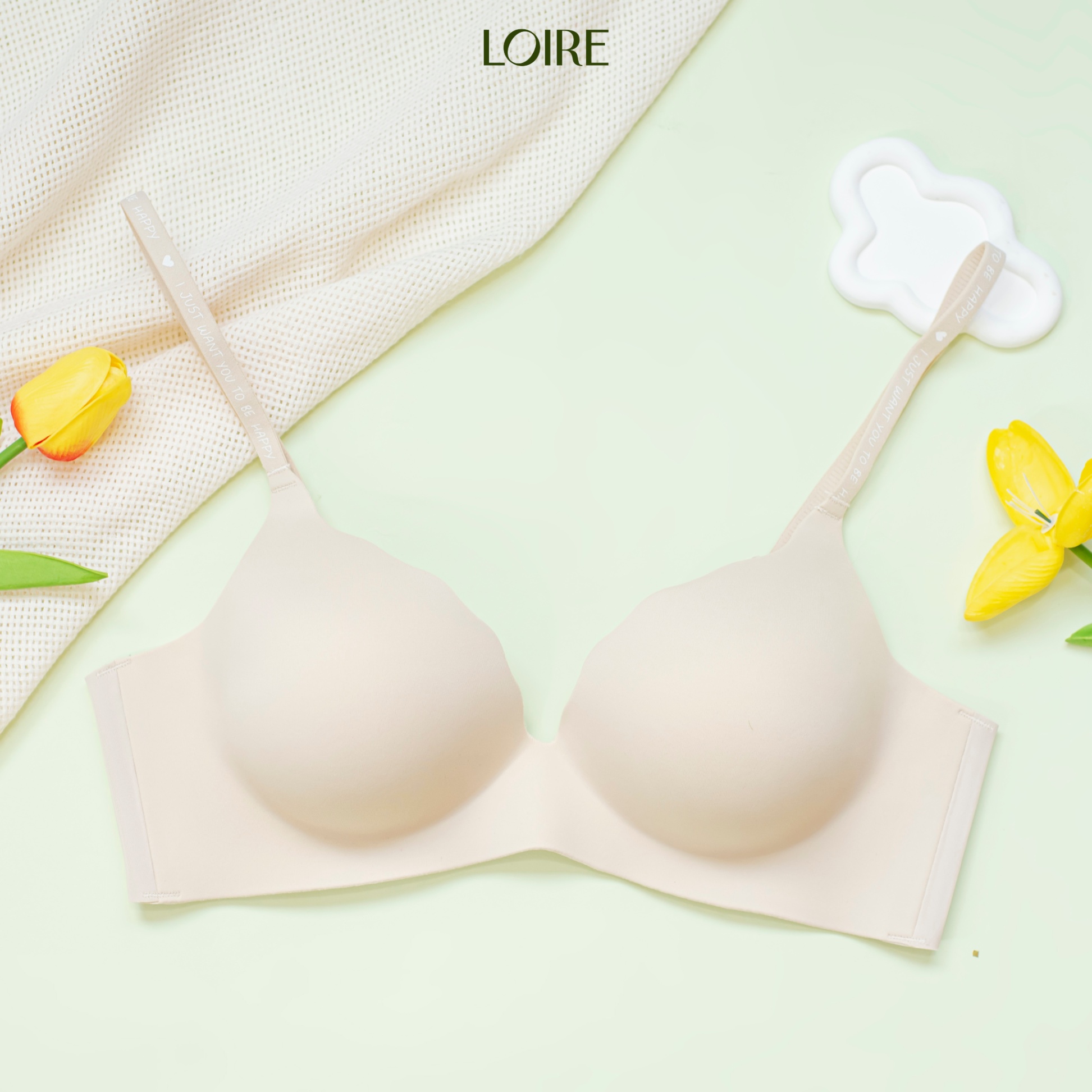 Áo Lót Không Gọng Đệm Dày Basic Loirechic BRPU177