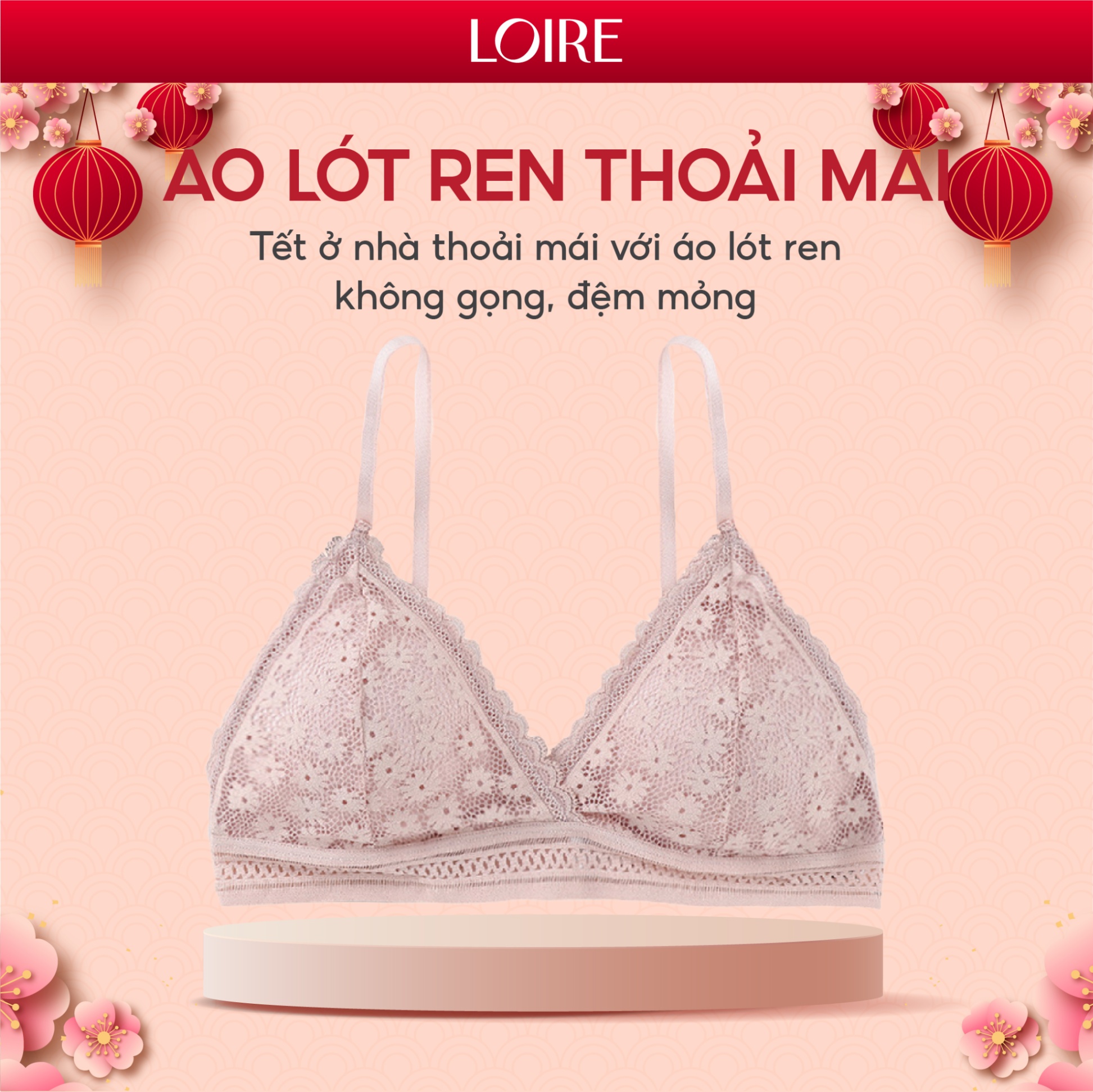 Áo Lót Ren Không Gọng BRR29