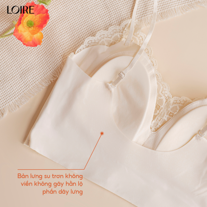 Áo Bralette Ren Không Gọng Đệm Mỏng AL250308