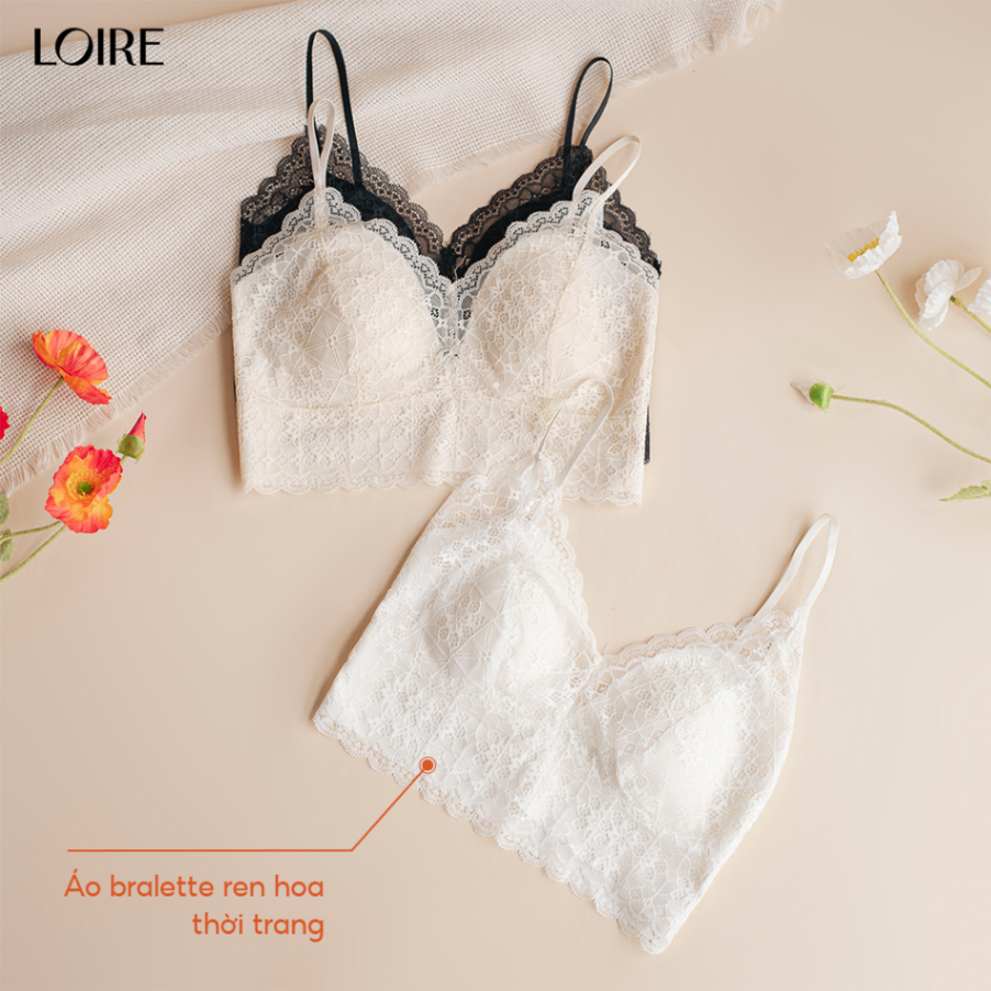 Áo Bralette Ren Không Gọng Đệm Mỏng AL250308