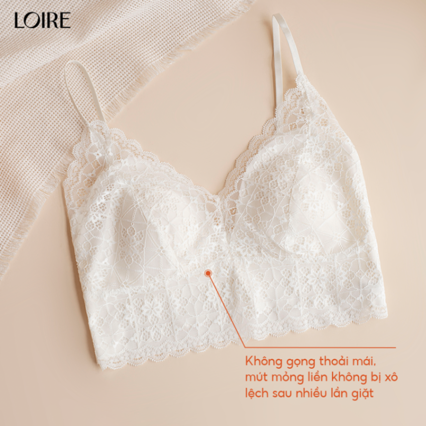 Áo Bralette Ren Không Gọng Đệm Mỏng AL250308