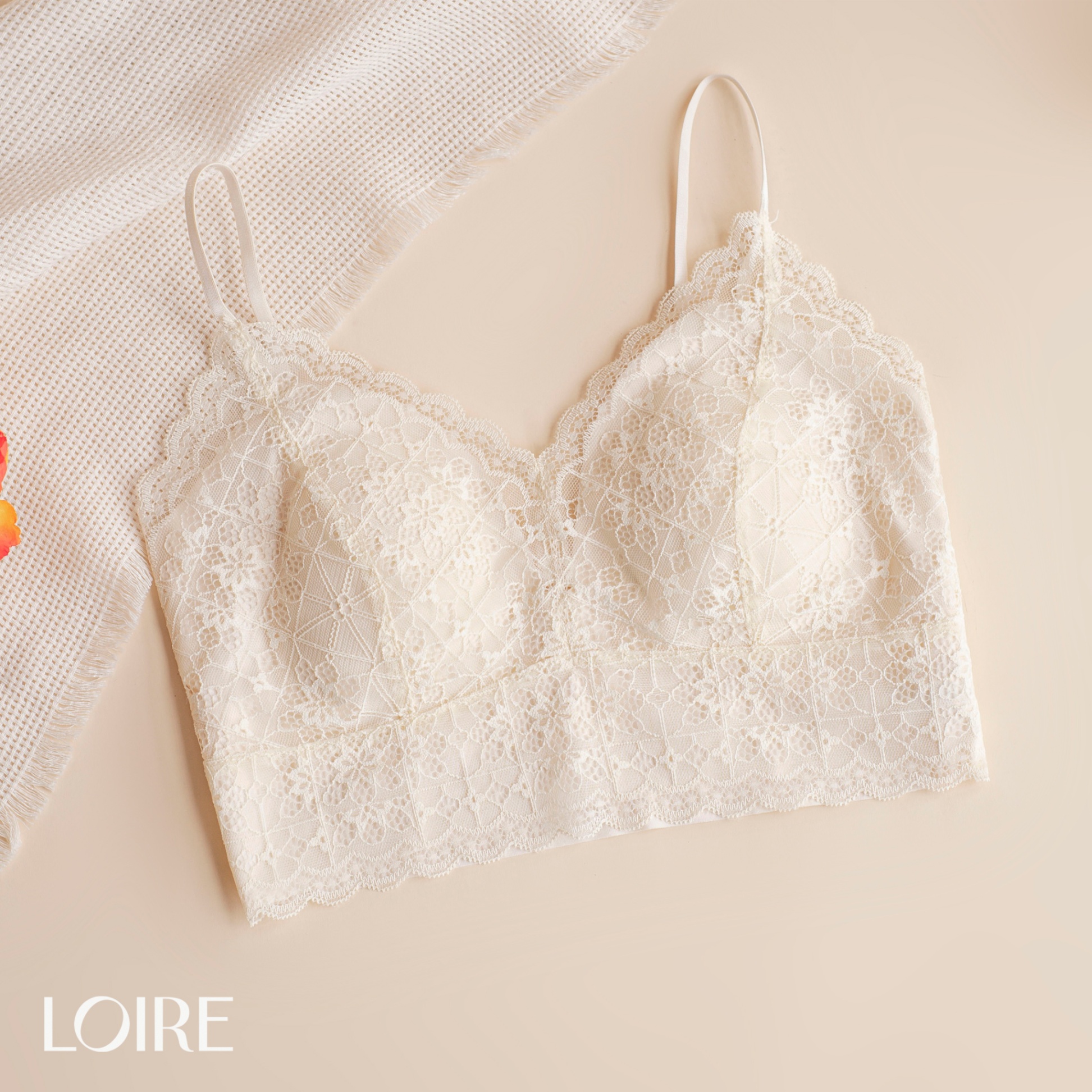 Áo Bralette Ren Không Gọng Đệm Mỏng AL250308