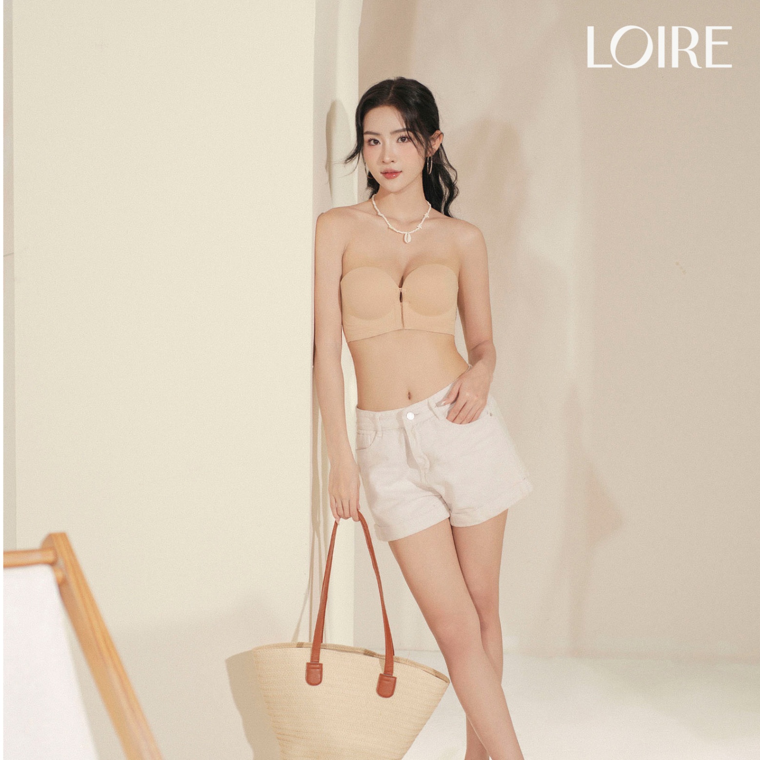 Áo Quây Cài Trước Gom Ngực Tạo Khe Nâng Đẩy 4cm Loirechic BRQ188