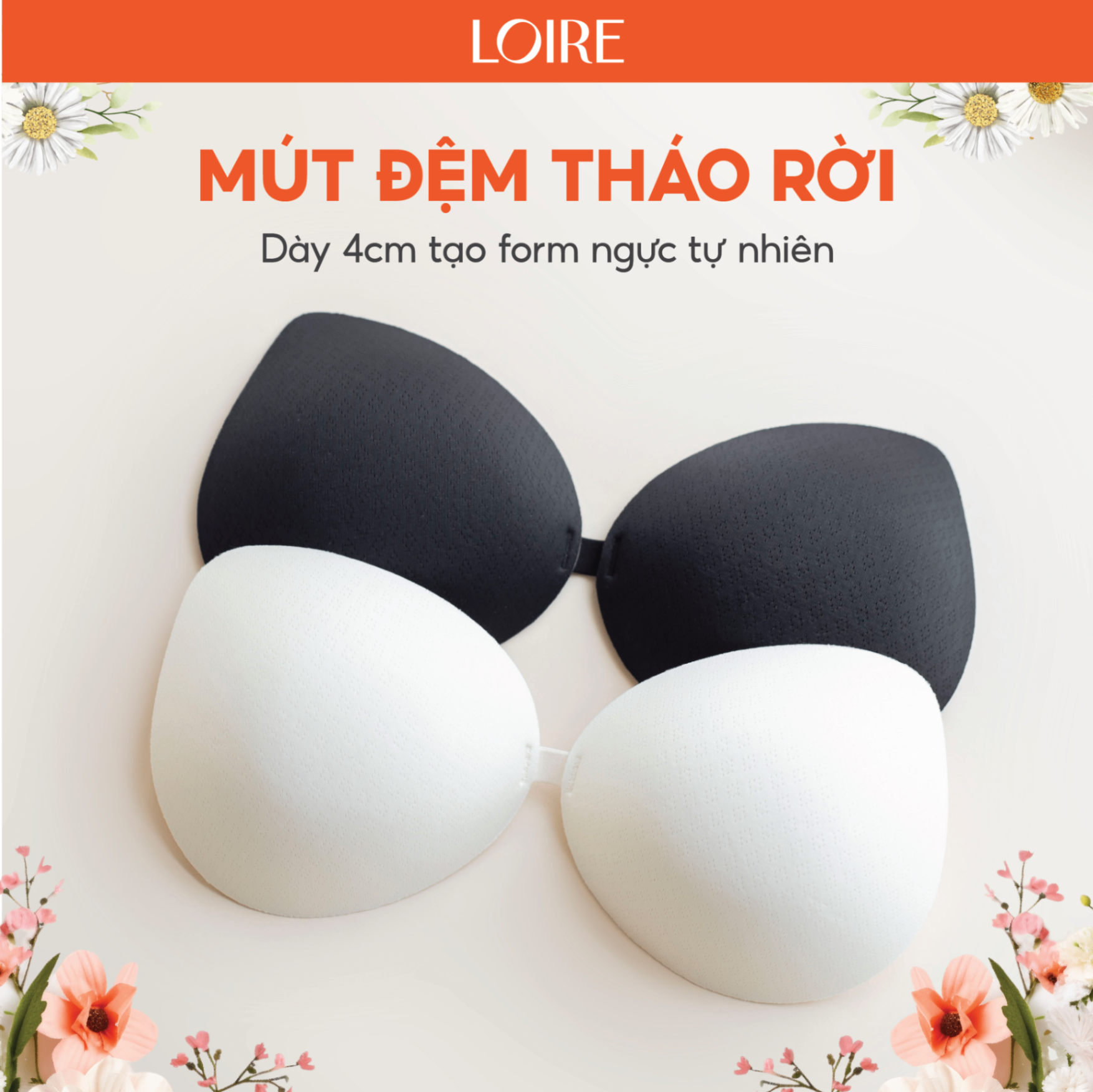 Mút áo dày 4cm nâng đẩy ngực MX08
