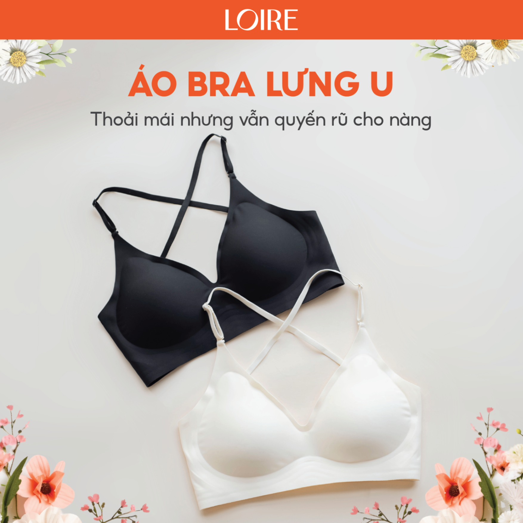 Áo bra lưng U thoải mái, sexy cho nàng AL250712