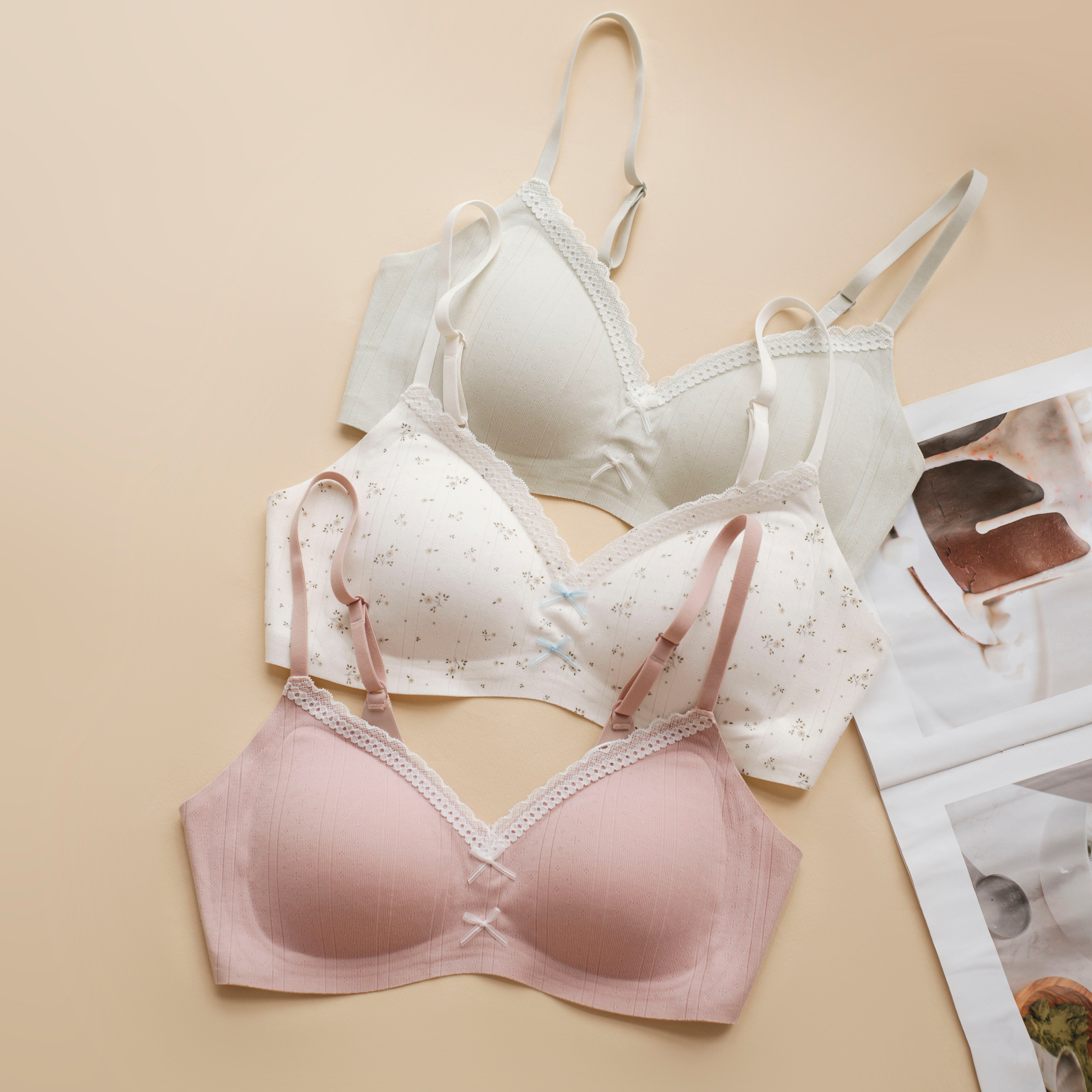 Áo Lót Cotton Không Gọng Thoải Mái AL250738