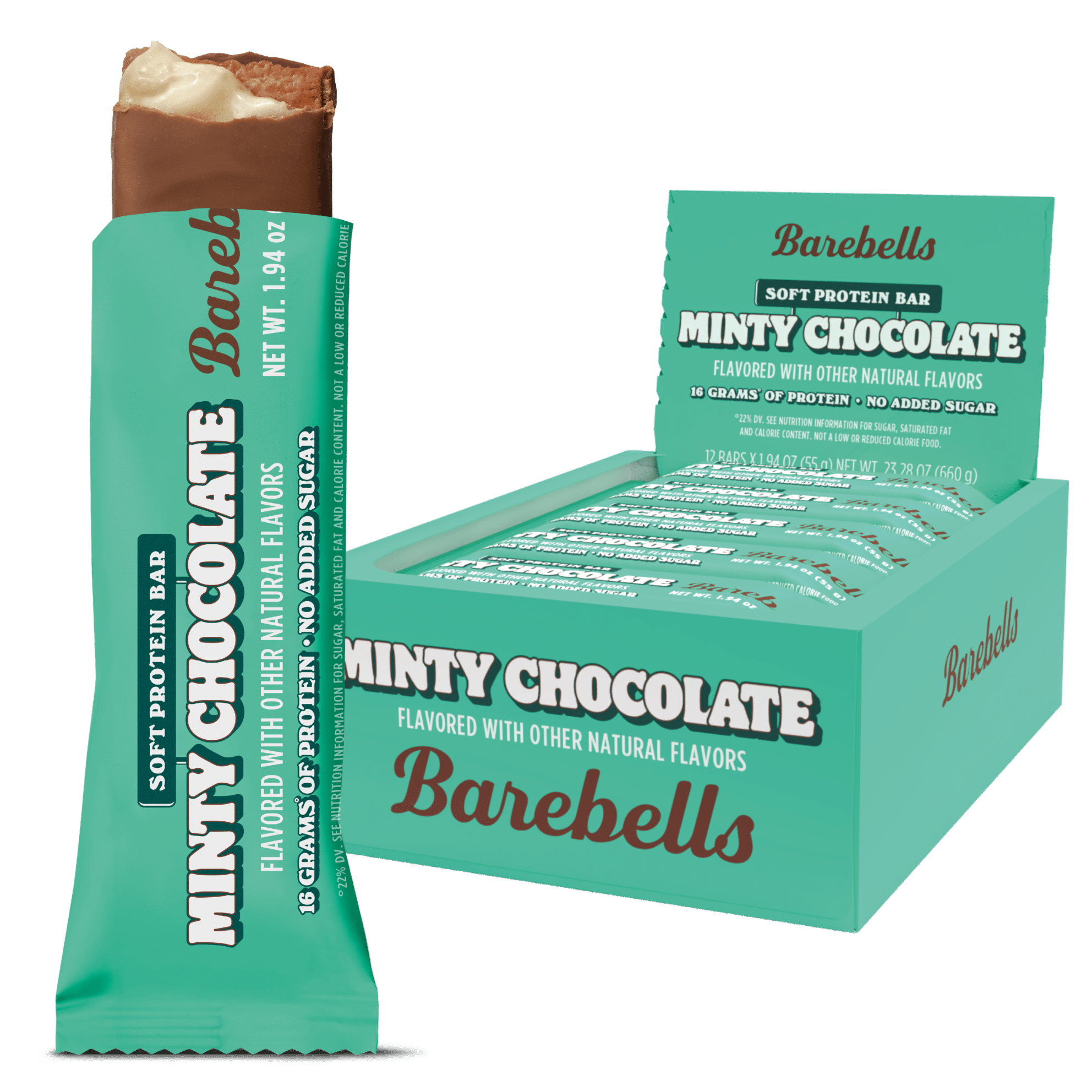 Thanh Protein Barebells MINTY CHOCOLATE Vị Bạc Hà Không Đường Nhân Tạo Sự Lựa Chọn Hoàn Hảo Cho Người Yêu Thể Hình - 24gr