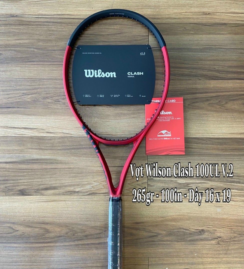 Vợt Wilson Clash 100UL V2.0 ( 265g)