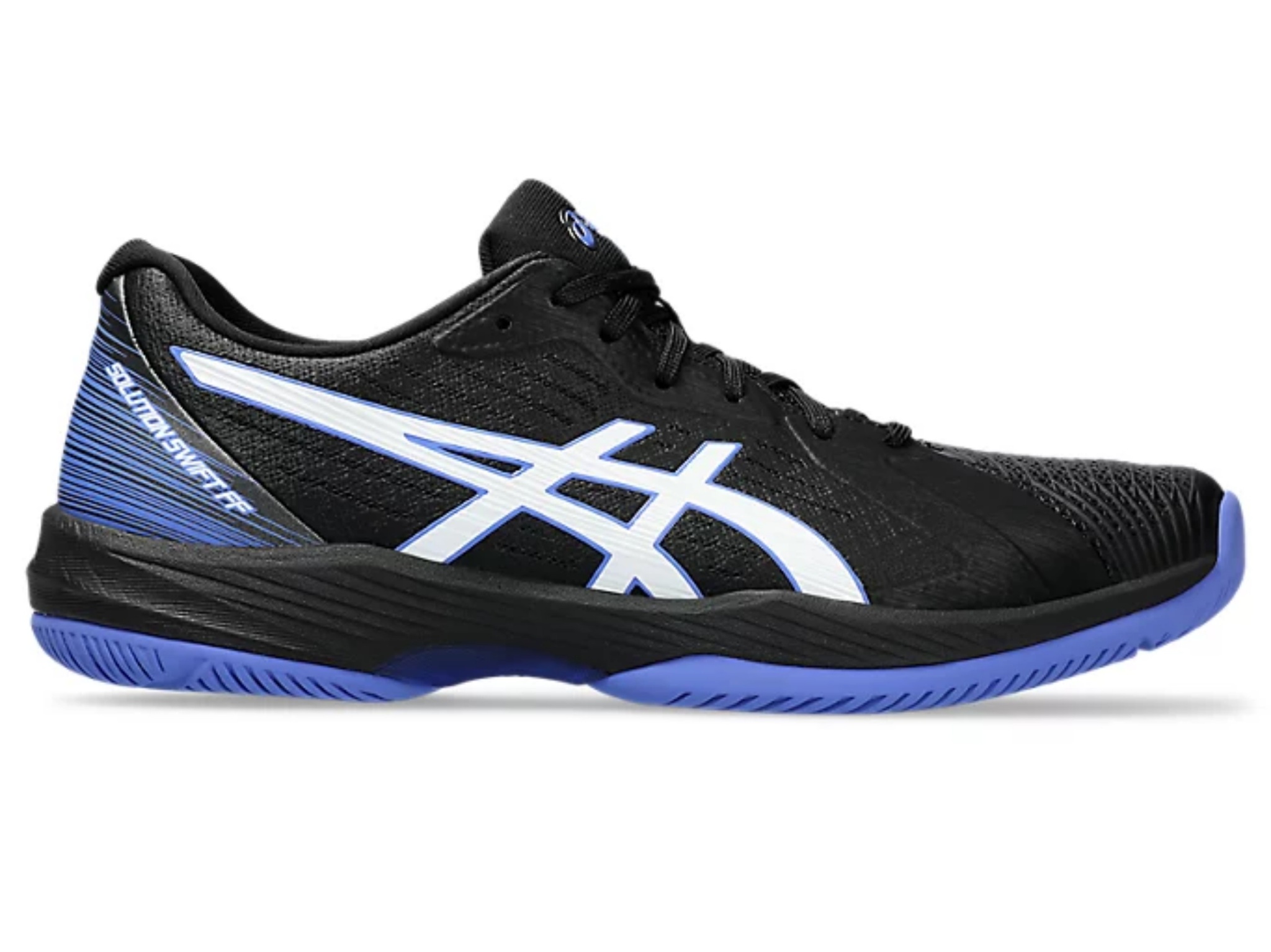 GIÀY TENNIS ASICS SOLUTION SWIFT FF BLACK/SAPPHIRE (1041A298-003)