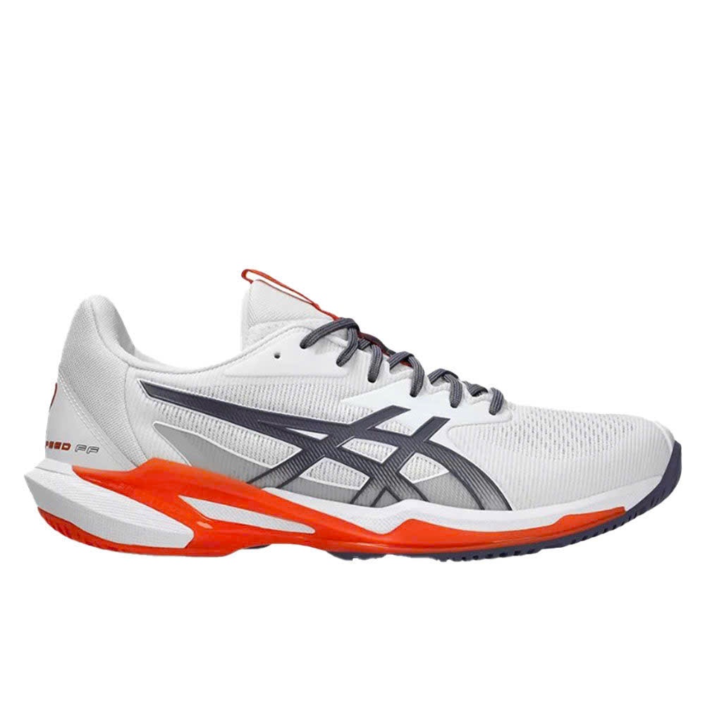 Giầy Asics Tennis/ Pickleball Solution Speed FF 3 White/Greyish Purple(1041A438-103)