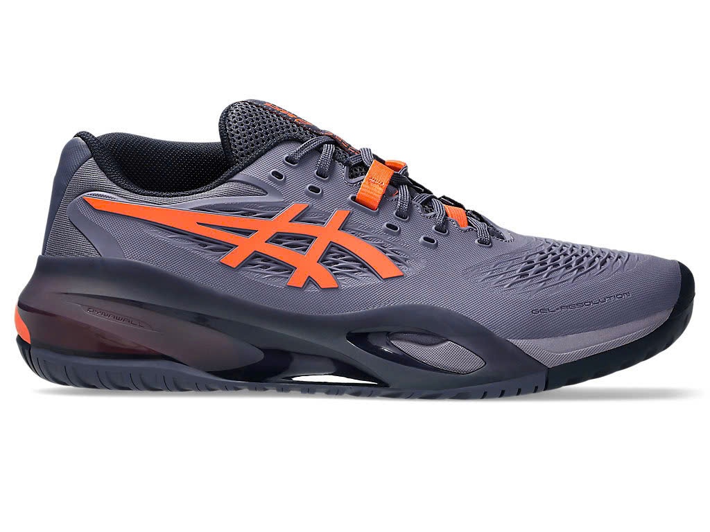 Giày Tennis Asics Gel Resolution X Greyish Purple/Nova Orange (1041A487-500)