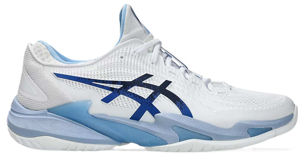 Giày Tennis Asics Court FF 3 NOVAK White/Tuna Blue (Giày Tennis Asics Court FF 3 NOVAK White/Tuna Blue (1041A522-967))