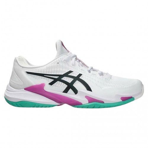 Giày Pickleball/Tennis Asics Nam Court FF 3 White/Digital Sakura (1041A370-106)