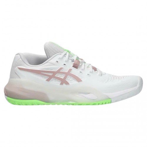 Giày Pickleball/Tennis Asics Nữ Gel Resolution X White/Morganite (1042A279-104)