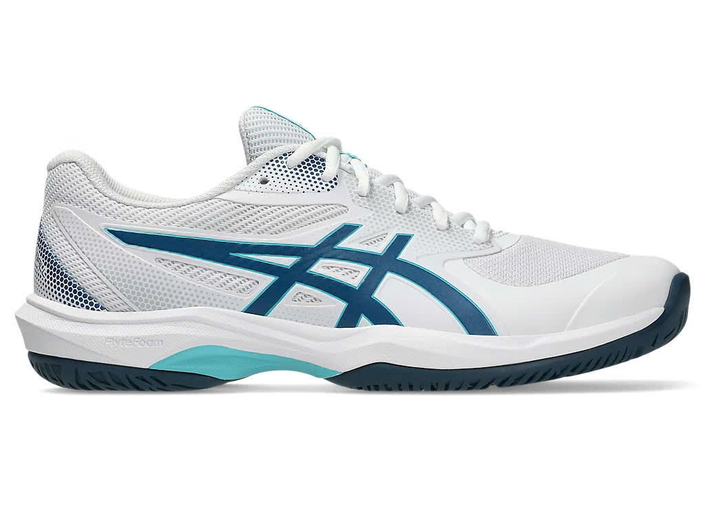 GIẦY ASICS PICKLEBALL/TENNIS NAM GAME FF WHITE/MAKO BLUE (1041A488-102)
