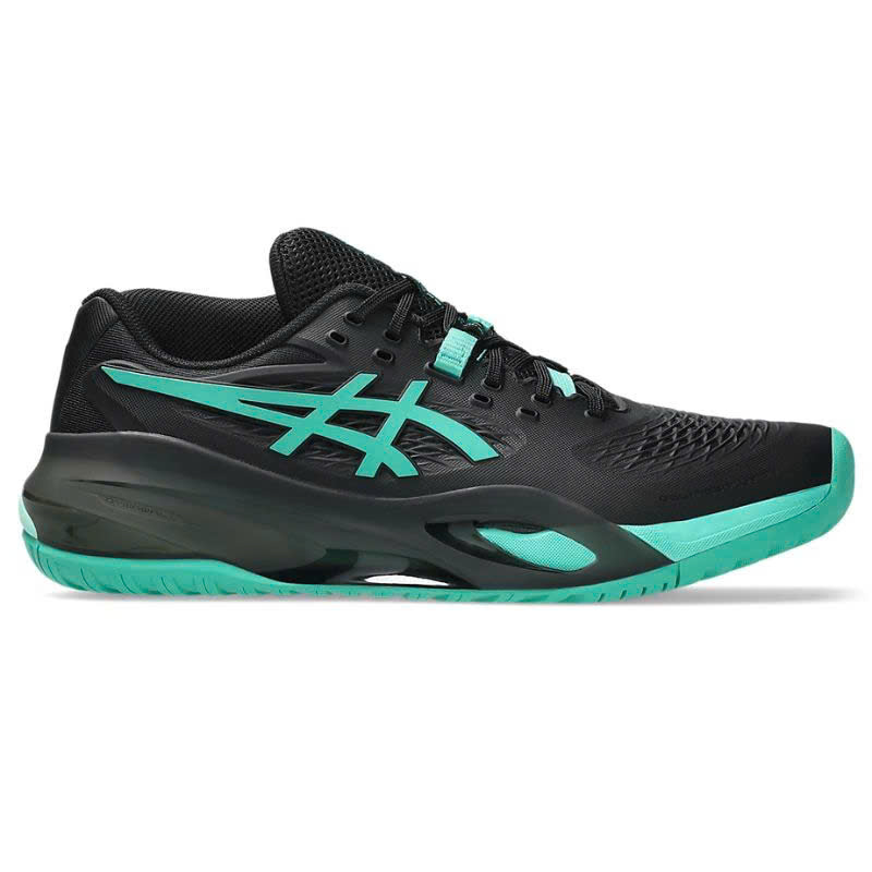 Giày Asics Pickleball/ Tennis Nam GEL-RESOLUTION X ‘Black/Aurora Green’ (1041A481-003)