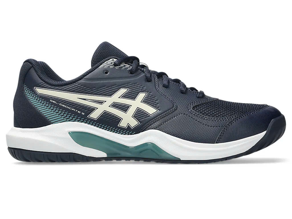 Giày Asics Pickleball/Tennis Nam Gel Dedicate 9 Wide 'Midnight/Oatmeal' (1041A544-400)