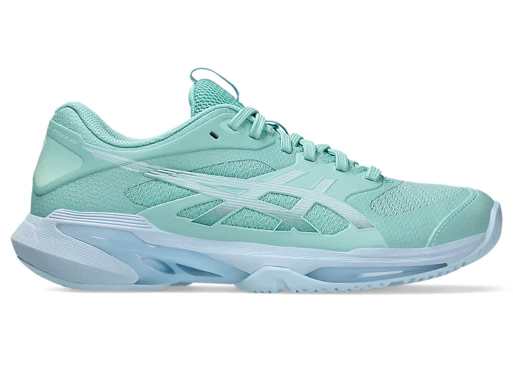Giày Asics Pickleball/Tennis Nữ SOLUTION SPEED FF 4 'Oasis Green/Light Blue' (1042A307-300)