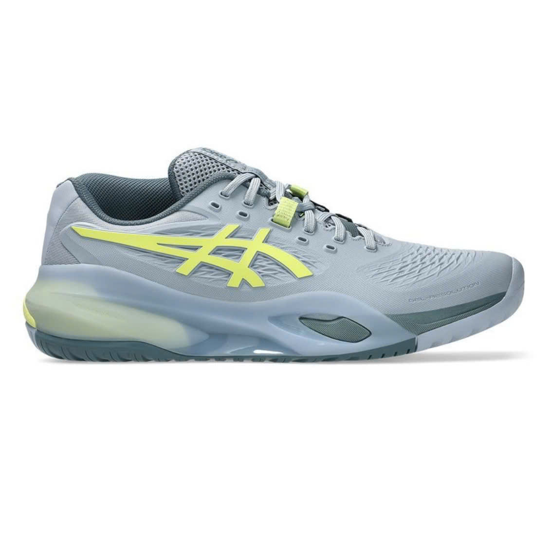 Giày Pickleball / Tennis Nam Asics GEL-RESOLUTION X WIDE ‘Grey Blue/Pistachio’ (1041A487-402)