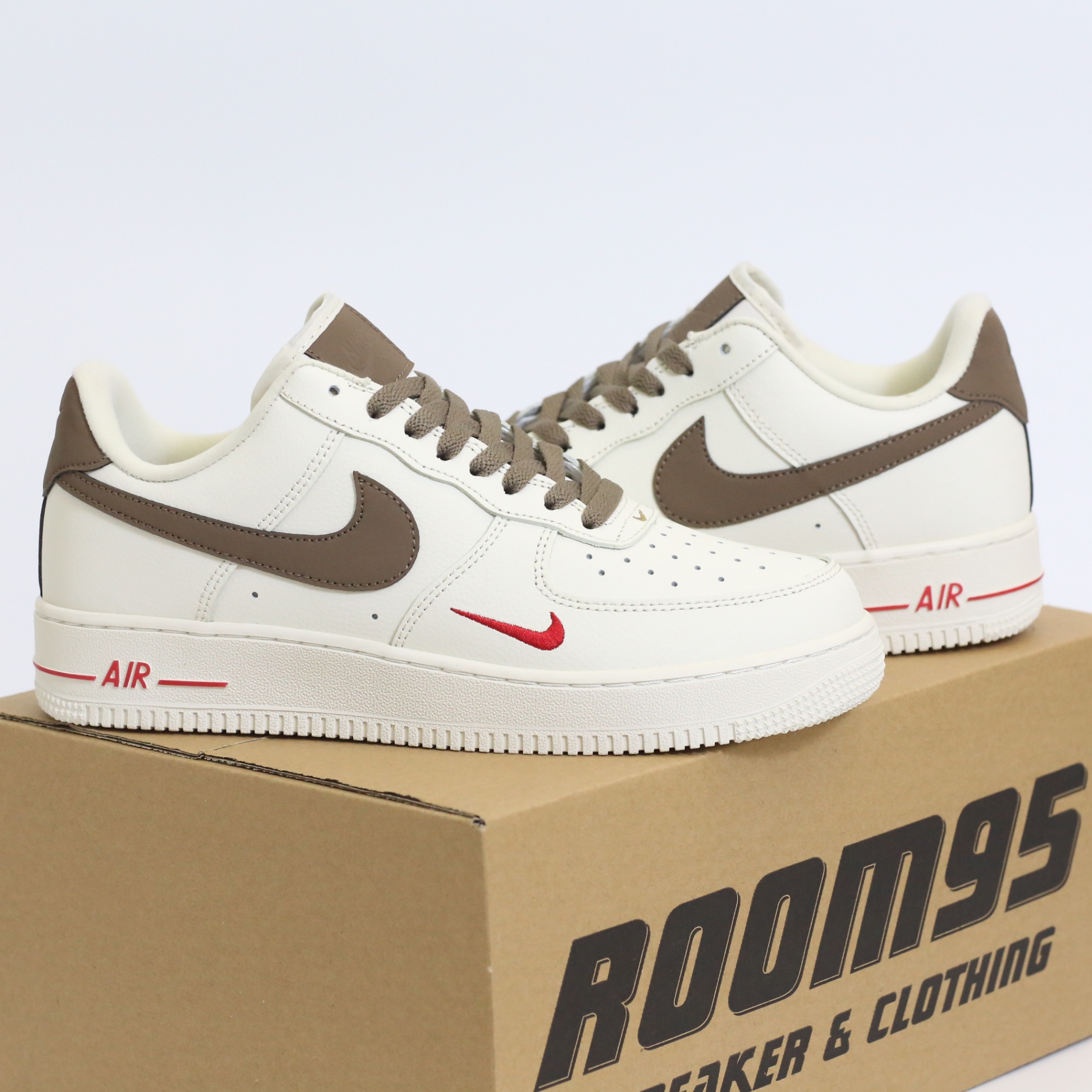 Nike air Force 1 Low Premium White Brown