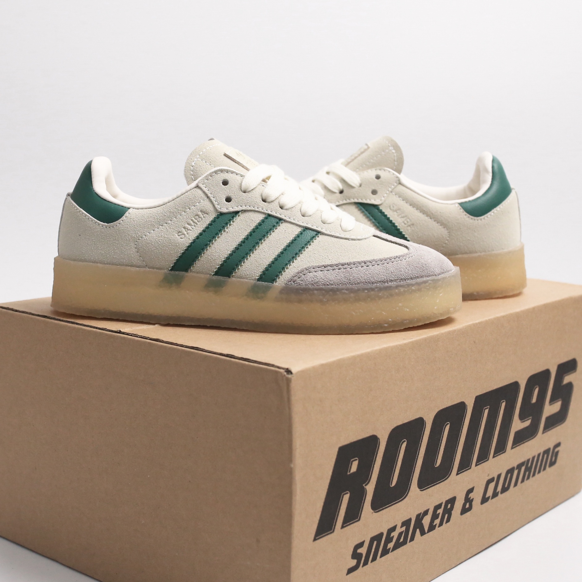 Adidas Clarks 8th Street Samba White Green