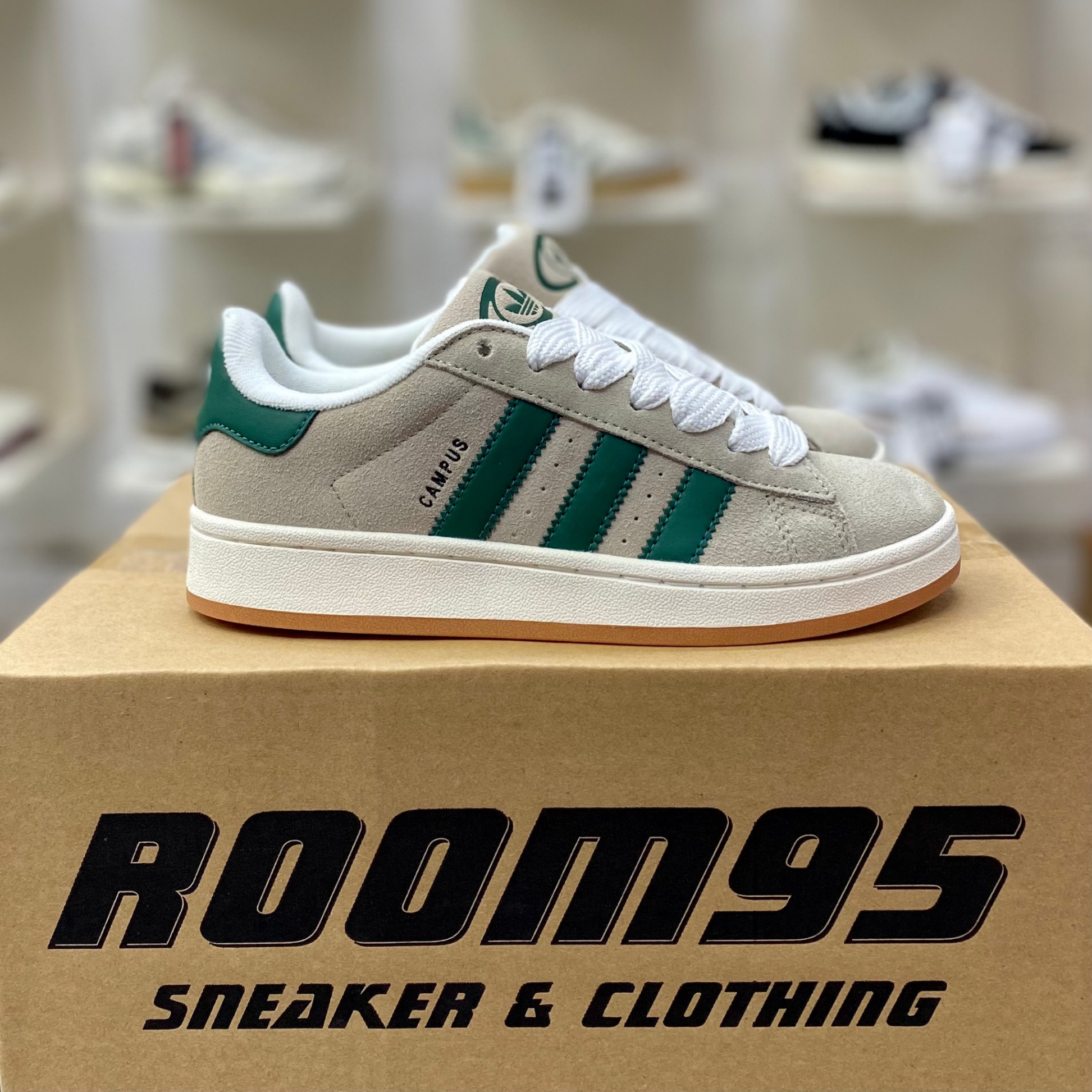 ADIDAS ORIGINALS CAMPUS 00S BEIGE GREEN