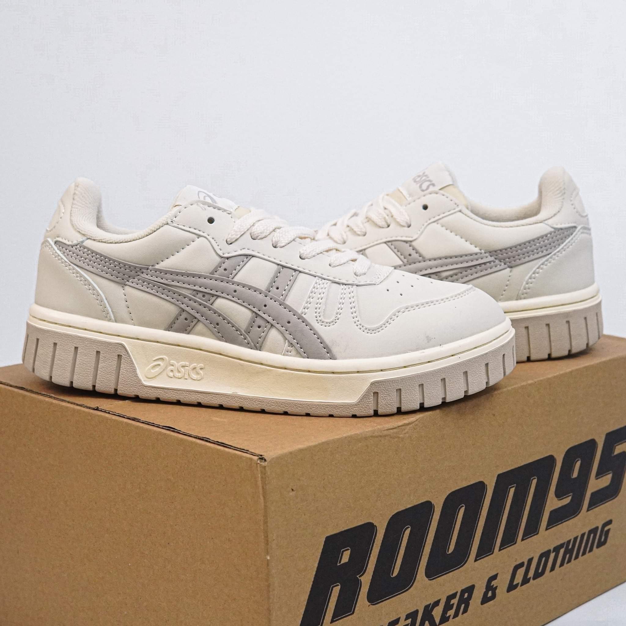 Asics Court Mz Sneakers Beige/White/Grey