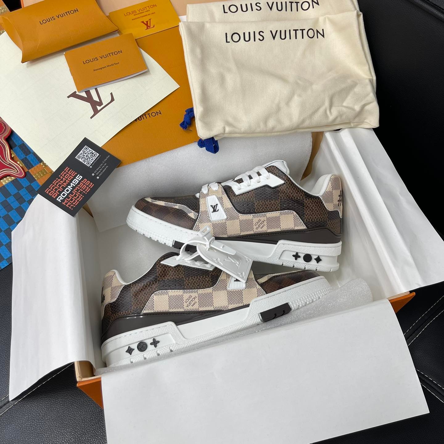 Louis Vuitton LV Trainer #54 Damier Ebene Multi Best Quality