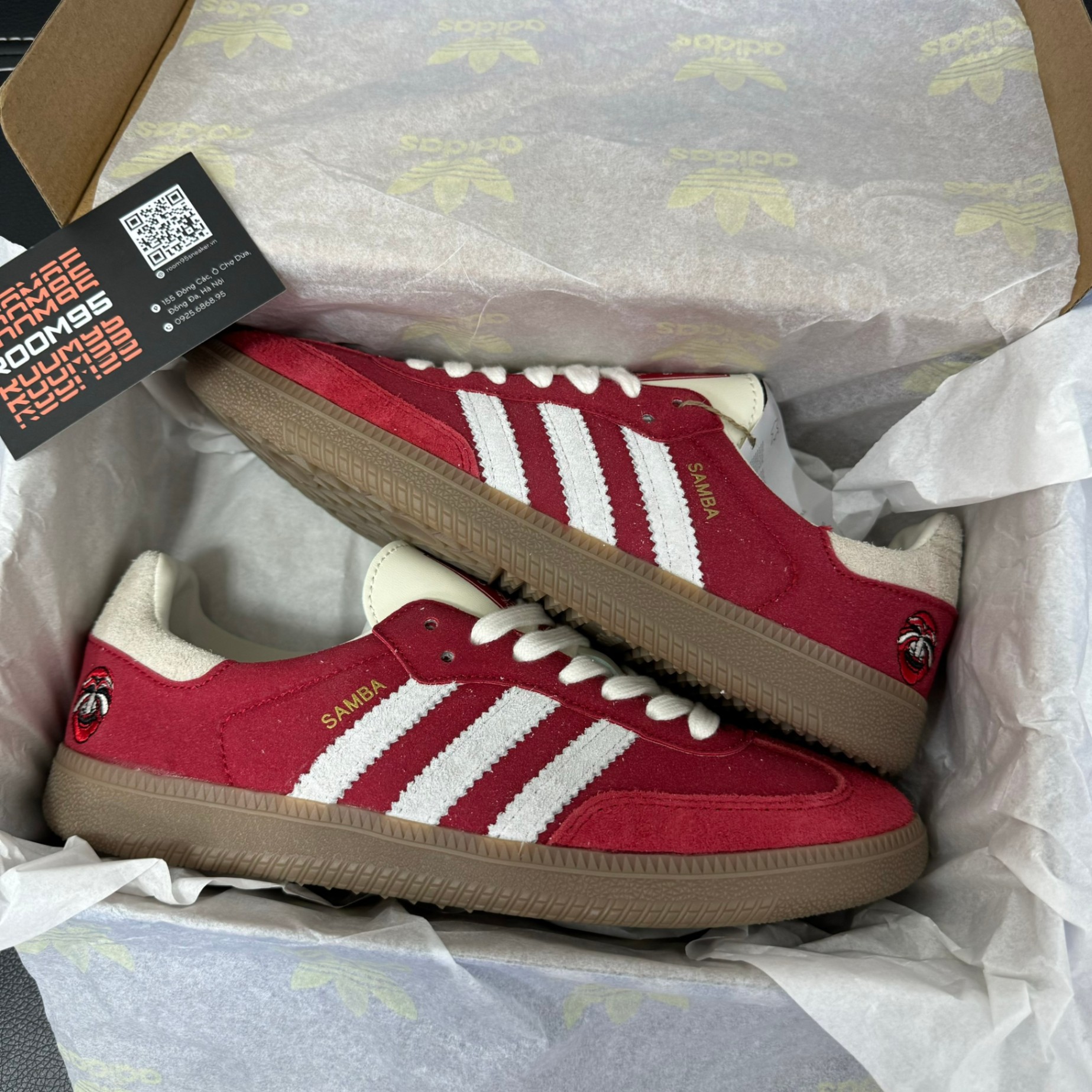 Adidas Samba OG 'Talchum Pack ‑ Scarlet'