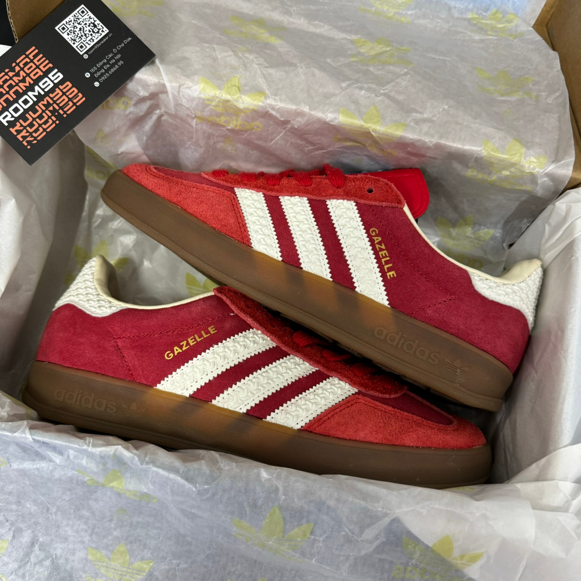 Adidas Gazelle Indoor 'Red White'