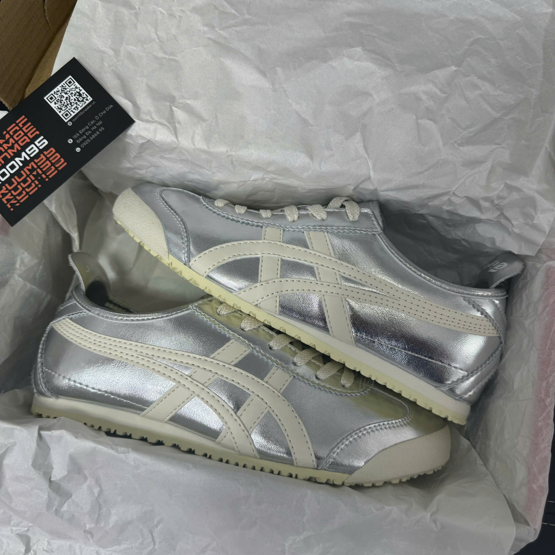 Onitsuka Tiger Mexico 66 Silver White