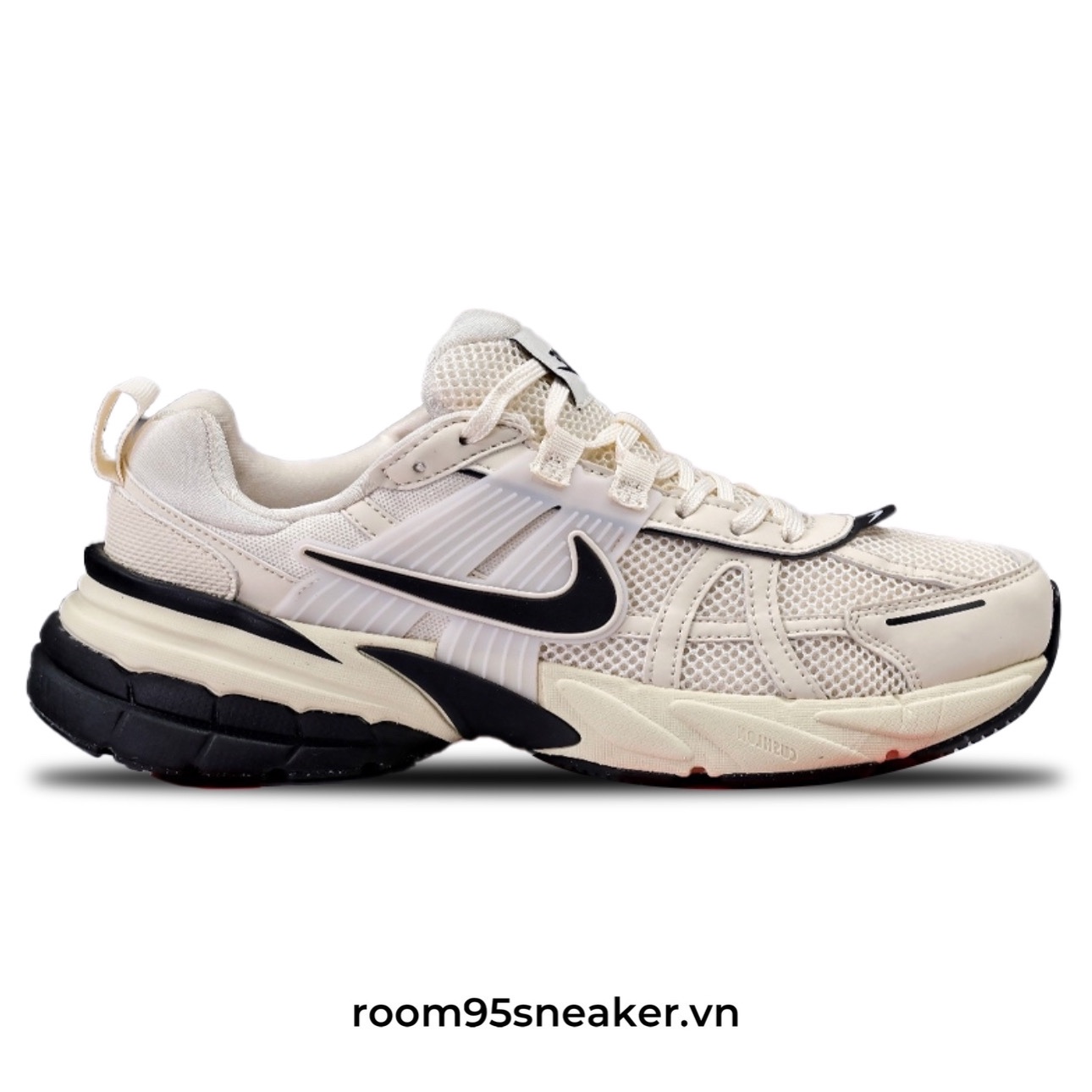 Nike V2K Runtekk Cream Black