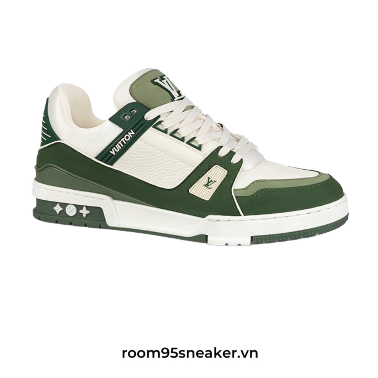 R19 Louis Vuitton LV Trainer Kaki Green
