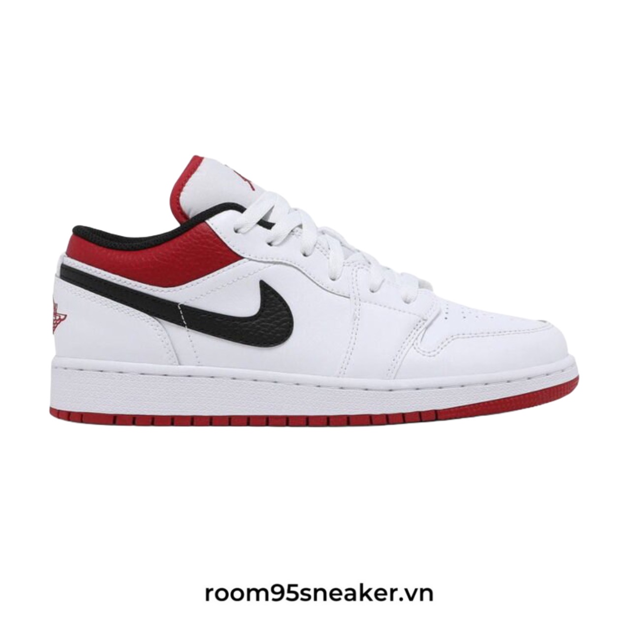 R01 Jordan 1 Low White University Red Black