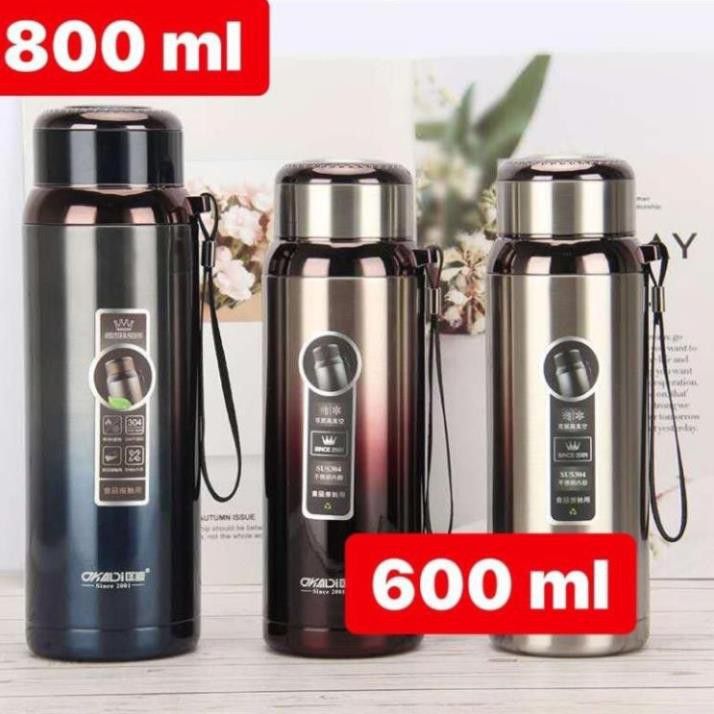 Bình giữ nhiệt lõi inox 304 dung tích 600ml-800ml - Nhiều mầu,800ml