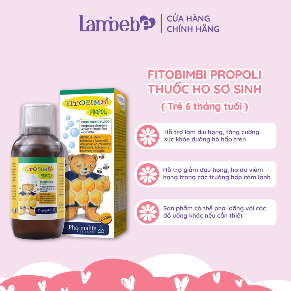 Siro Ăn Ngon 3 Tác Động Fitobimbi Appetito Giảm Biếng Ăn Cho Bé (Chai 200ml)
