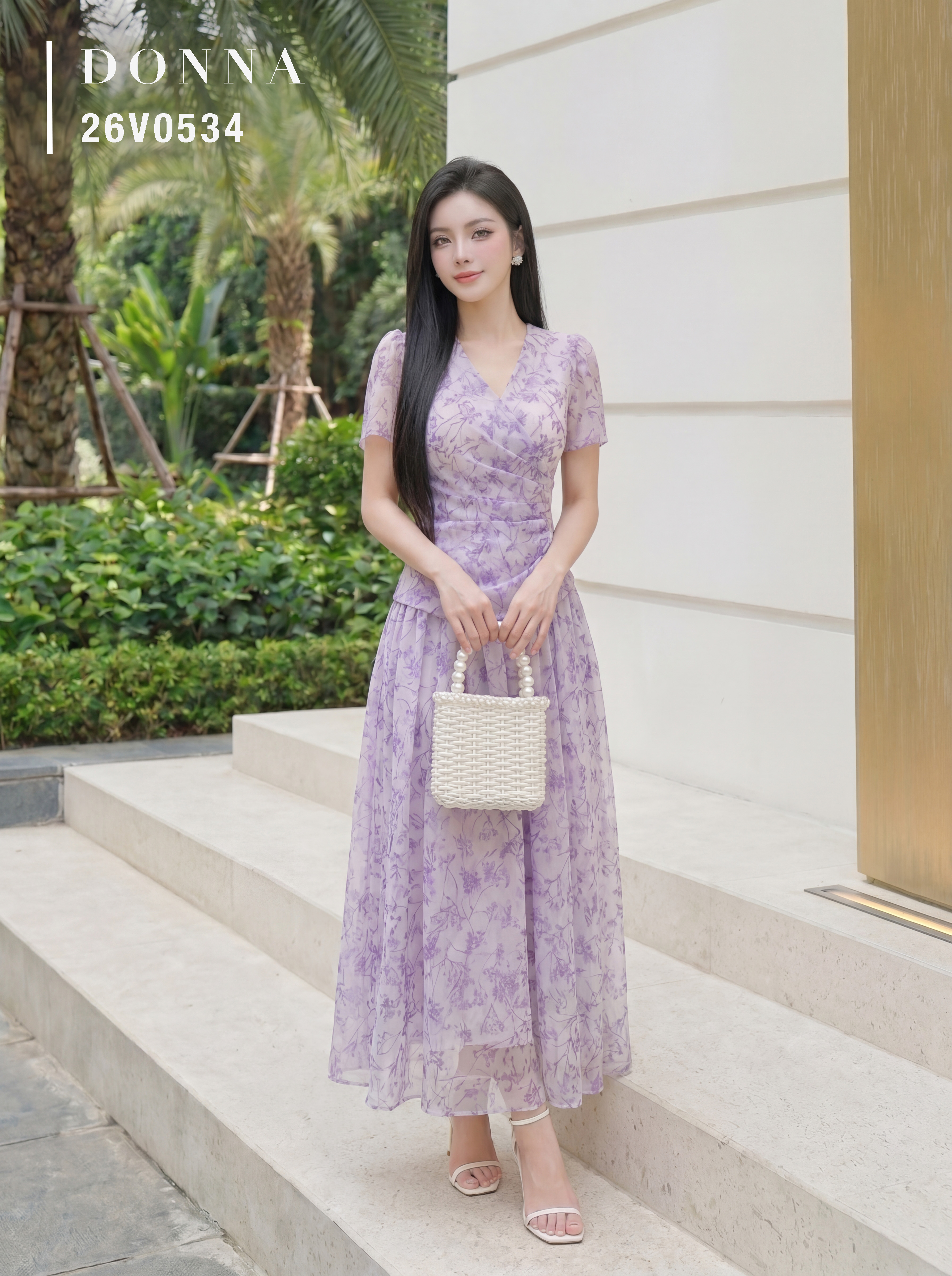 26V0534 - Set bộ tơ in hoạ tiết