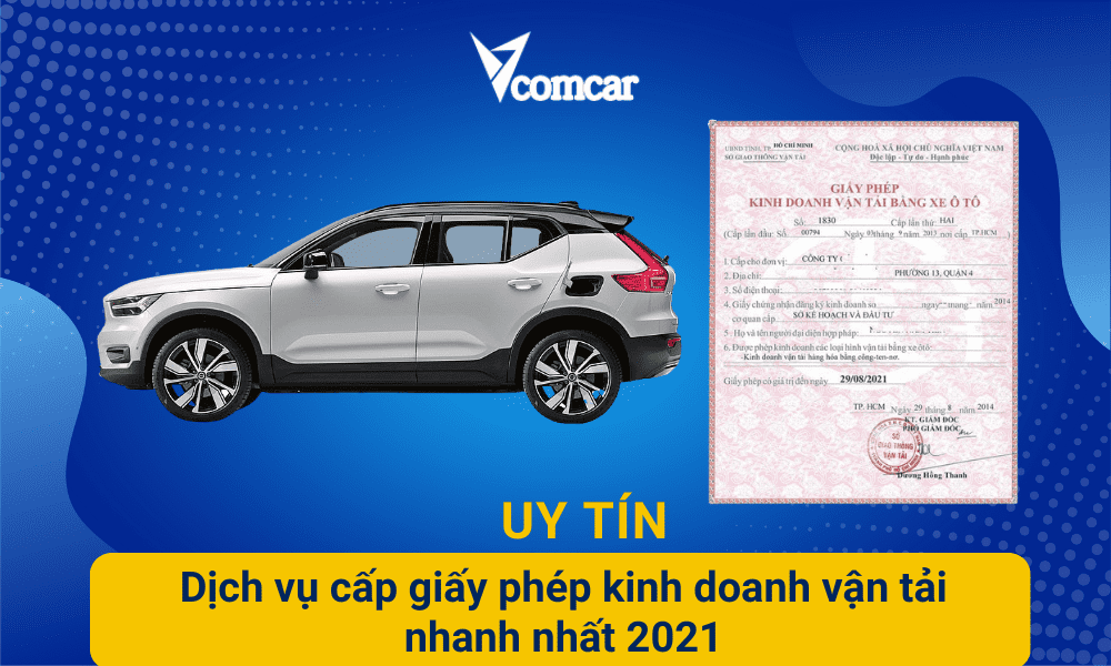 [UY TÍN] Dịch vụ cấp giấy phép kinh doanh vận tải nhanh nhất 2021