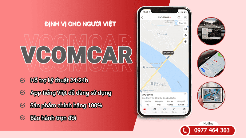 Vcomcar cung cấp những dòng định vị xe máy tốt nhất
